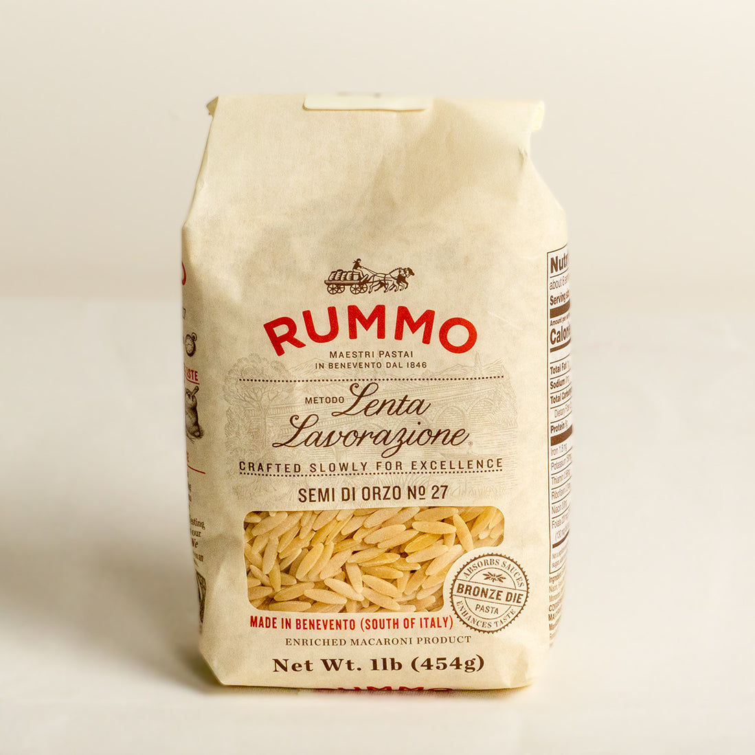 Pâtes semi di orzo RUMMO ,500g - Super U, Hyper U, U Express - www