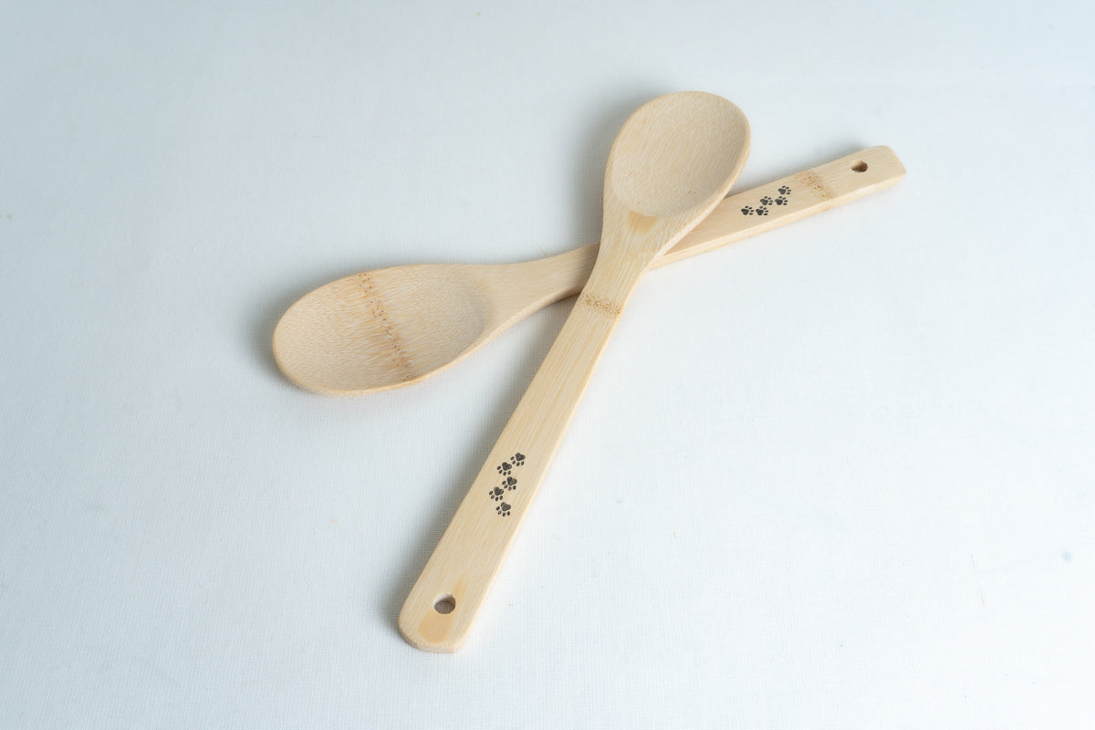 Paw Print Wooden Spoon