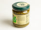 small jar of San Giuliano Pesto with DOP Genovese Basil ingredients