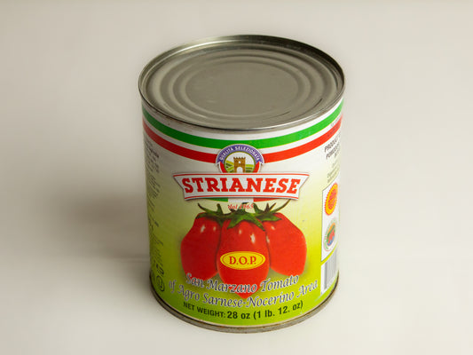 Can of Strianese DOP Tomato