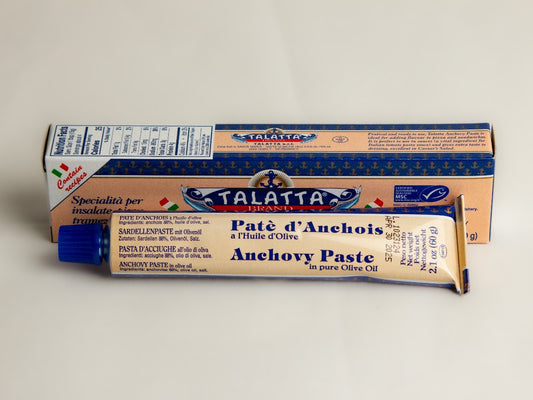 box and tube of patè d'anchois